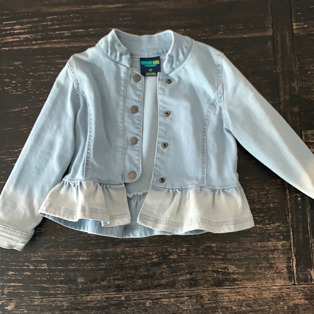 Genuine Kids Denim Peplum Jacket (NWOT)